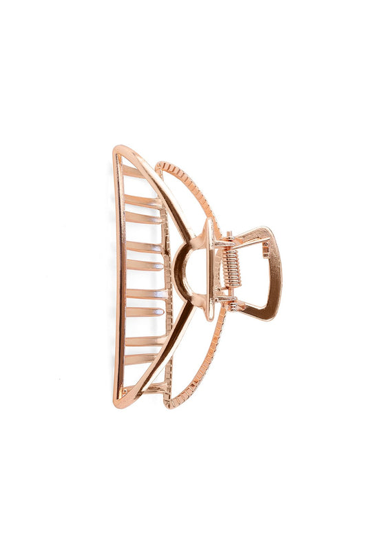Large Metal Hair Claw Clip Rose Gold